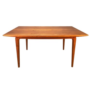 Vintage Danish Mid Century Modern Teak Dining Table With Leaves by Alfred Christensen 