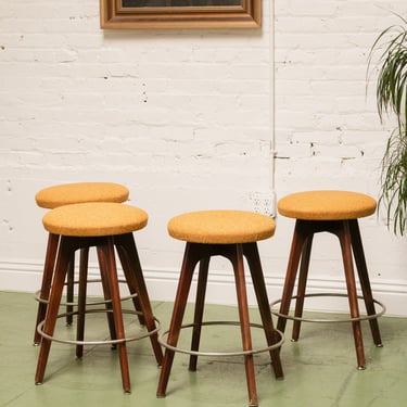 1960’s Walnut Bar Stools