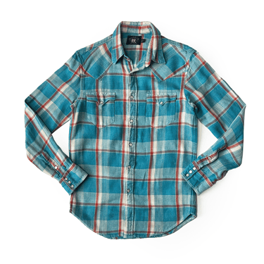 RRL DOUBLE RL COTTON FLANNEL SHIRT