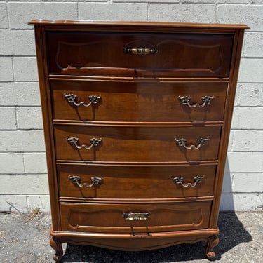 Vintage French Provincial Dresser Tall Chest of Drawers Rococo Baroque Chest Drawers Shabby Chic Bedroom Set Storage CUSTOM PAINT AVAIL 