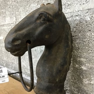 Horse Head Hitching Post Topper (Seattle)