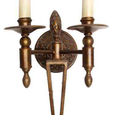 Waldorf Astoria Large Cast Iron with Bronze Finish Sconce