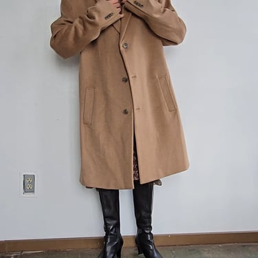 Classic Camel Oversized Coat (XL)