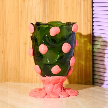 Large Nugget Vessel in Green