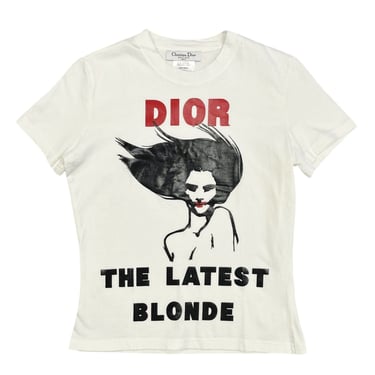 Dior “The Latest Blonde” Logo Tee