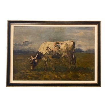 French Painting of Cow