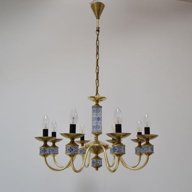 Mid-century Chandelier by Kamenicky Senov, Czechoslovakia, 1970's. 