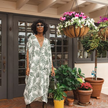 Leafy Caftan 