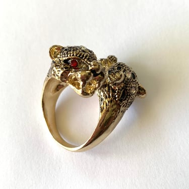 Leopard Duo Ring