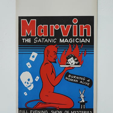 Marvin (Woodrow Alvin Platt). Marvin the Satanic Magician