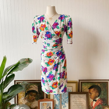 Vintage Ungaro Floral Dress 