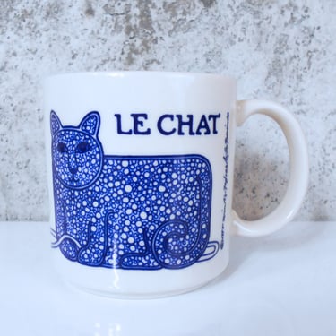 Vintage Taylor & Ng Le Chat / Cat Mug - French Series Coffee Mug 