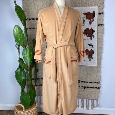 Vintage 1970s Men’s Velour Robe 
