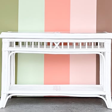 Coastal Rattan Console