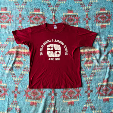 Vintage 1988 Clearbrook Olympiad T Shirt 