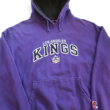LA Kings hoodie / 90s sweatshirt / 1990s Los Angeles Kings embroidered hoodie sweatshirt XL 