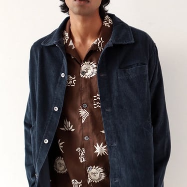 Far Afield Evans Corduroy Overshirt - Navy Iris