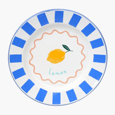 Bon appetite lemon plate