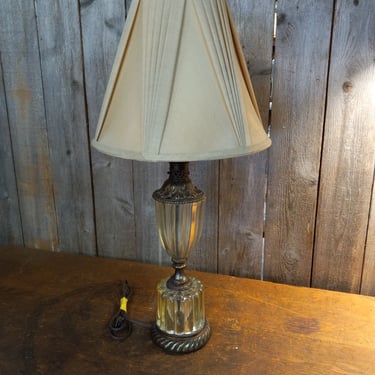 Vintage Glass Lamp 26 x 13