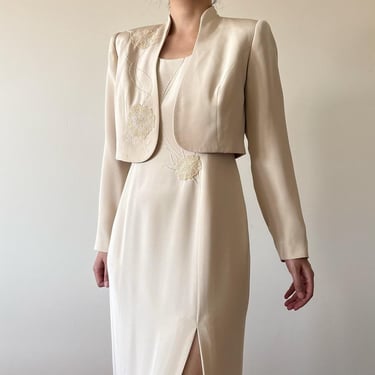 beige dress y2k Y2K waffle beige dress uk 14-16  Community Aid Thrift Shop