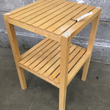 Slatted Side Table (Seattle)