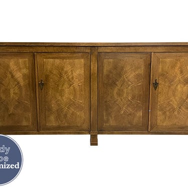 70" Unfinished 4 Door Vintage Buffet #08682