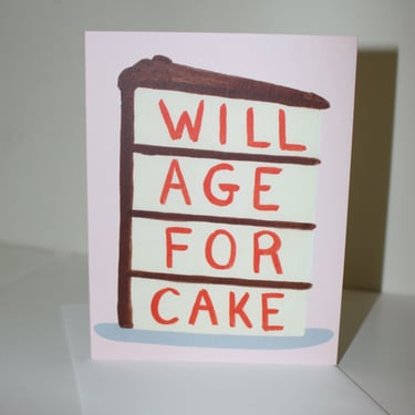 Will Age for Cake Card