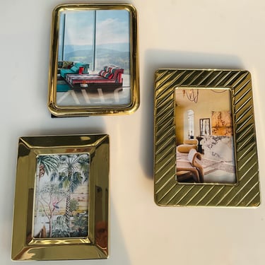 Brass Picture Frame / 3 Styles