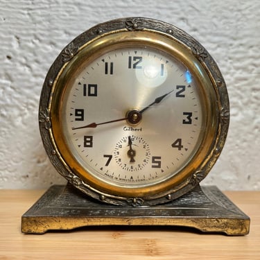 Vintage 1929 Gilbert Alarm Clock, Model 4809, Just Serviced 