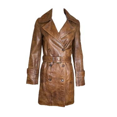 Belstaff Gold Label "Amelia Earhart" Brown Leather Flight Jacket