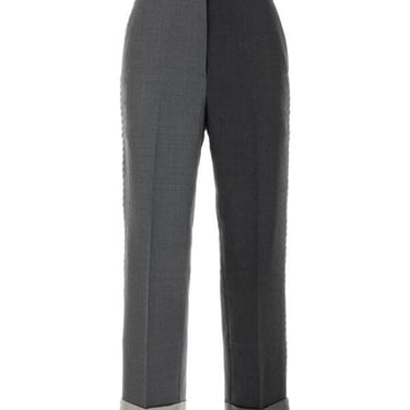 Thom Browne Woman Two-Tone Wool Pant