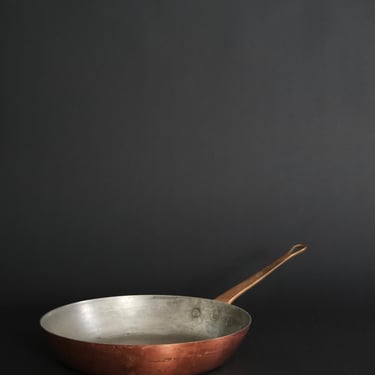 Vintage Les Metaux Ouvres Vesoul Art et Cuisine made in France copper pan 