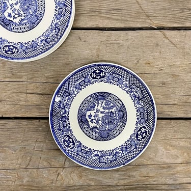 Vintage Blue Willow China Blue and White Salad Plate | Side Plate | Dessert Plate | Blue and White China | Chinoiserie | Grandmillenial EIT 