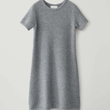 Aniya Dress - Speckled Graphite Bouclé HX