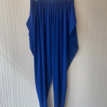 Issey Miyake blue harem pants 