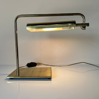 Vintage Jim Bindman Brass Extendable Arm Desk Lamp 
