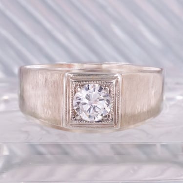 Men's Diamond Flush Mount Ring