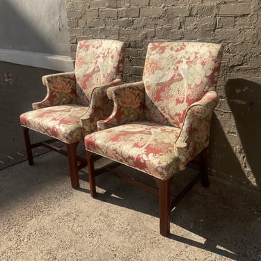 Pair of Chinoiserie Armchairs