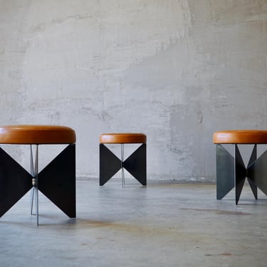 Architectural Steel Stools 