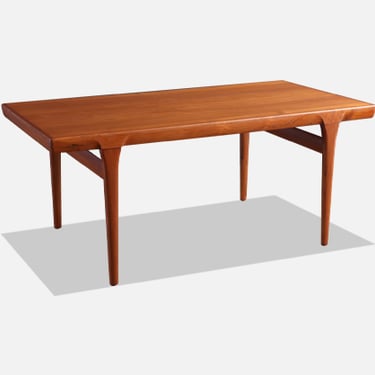 Danish Modern Expanding Teak Dining Table by Faarup Mobelfabrik