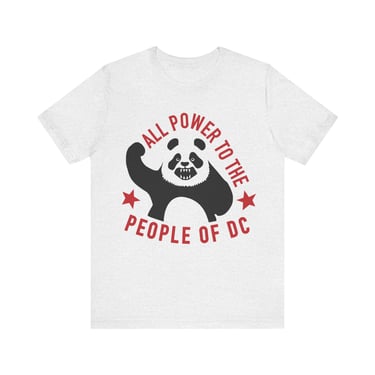 Power to the People of DC Panda Tee - Printify