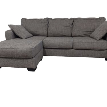 Tweed Sectional w/ Reversible Chaise