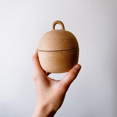 Droplet Jar // ceramic lidded vessel 