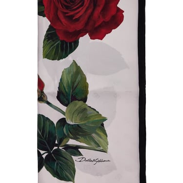 Dolce & Gabbana Silk Twill Jacquard Scarf Women