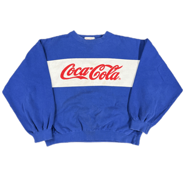 Vintage Coca-Cola "Script" Puffy Ink Crewneck Sweatshirt