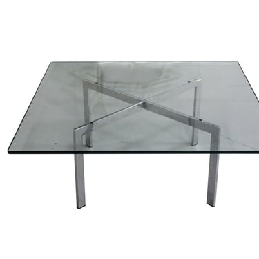 Vintage Mid Century Mies van der Rohe for Knoll Barcelona Coffee Cocktail Table 
