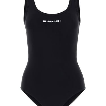 Jil Sander Woman Black Stretch Nylon Swimsuit