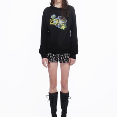 Anna Sui Knitwear Love Sweater - Black Multi