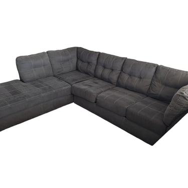 Dark Gray Ashley L-Shaped Sectional w/ Chaise