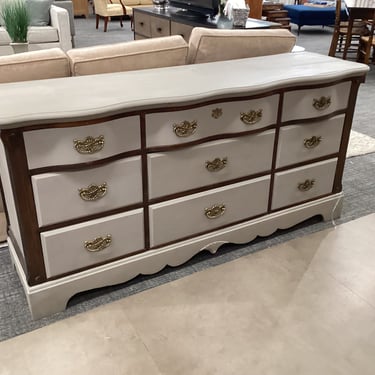 Two-Toned Lowboy Dresser